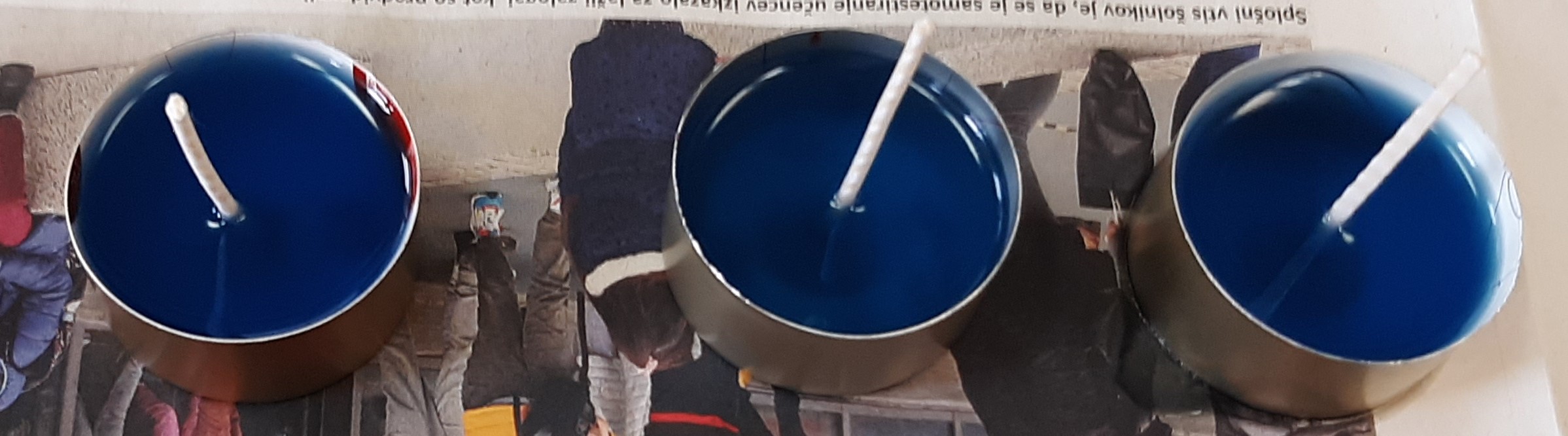 Izdelava svečk iz odpadnega olja