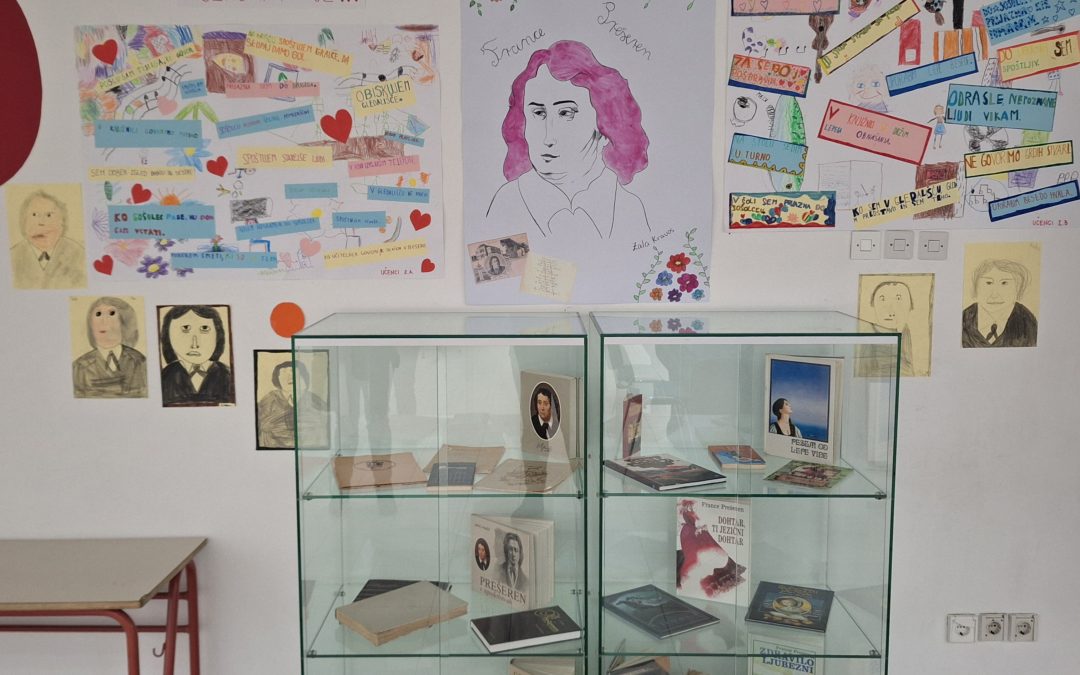 Kulturni dan v šolski in krajevni knjižnici v Solkanu