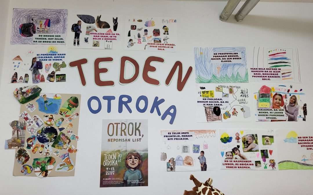 Nepopisan list – Teden otroka na podružnični šoli